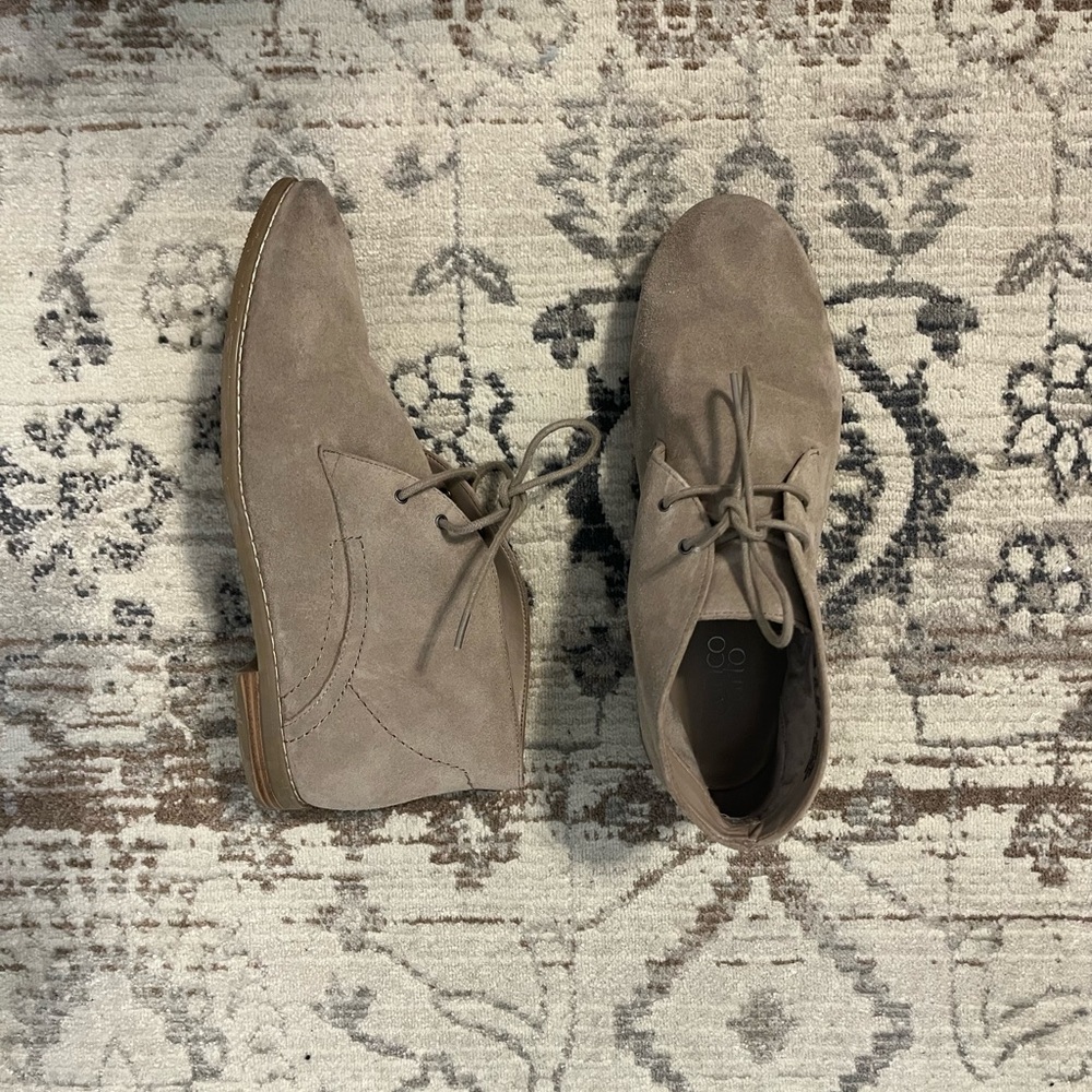 Franco Sarto suede booties/ loafers